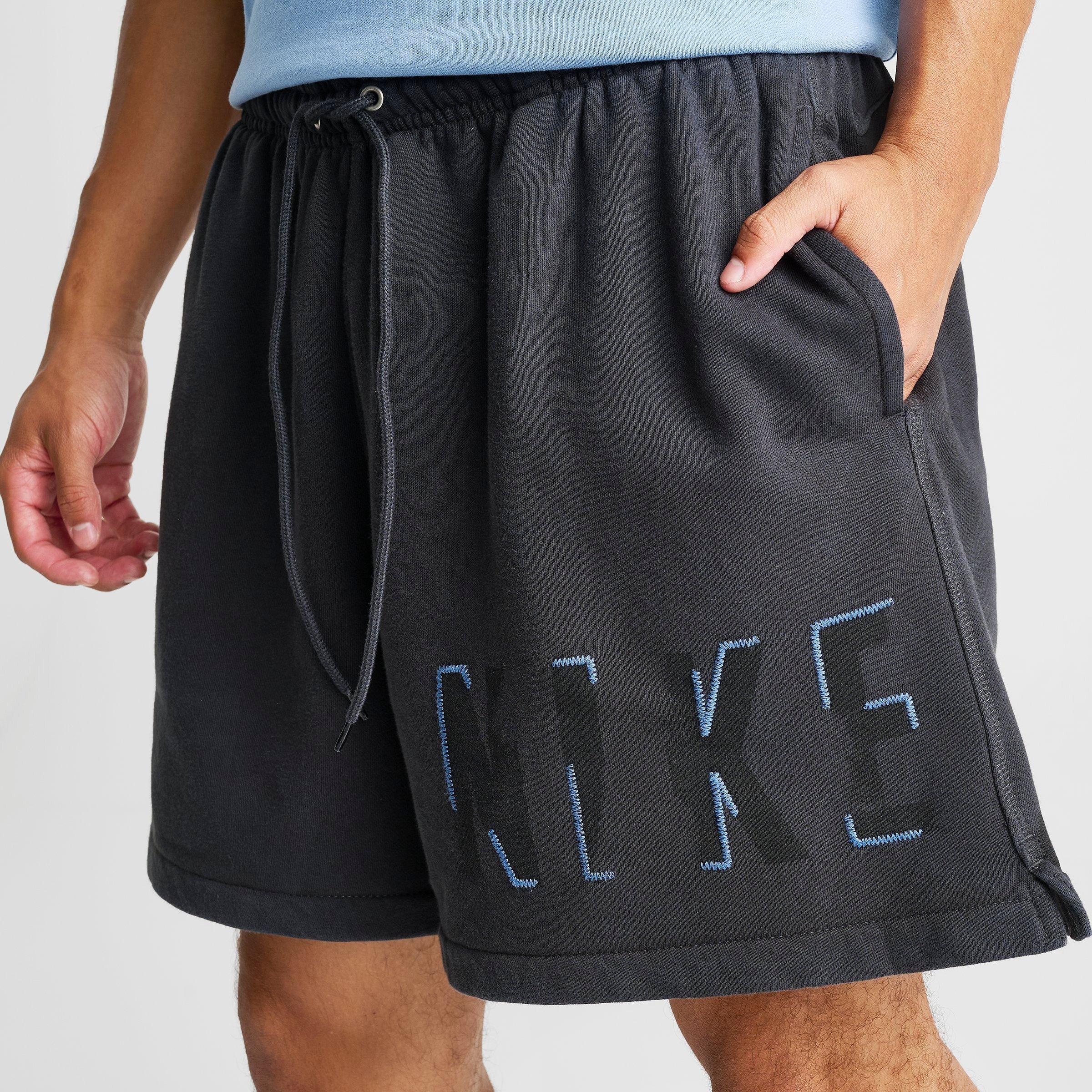 Men's Nithtke Sportswear Club Wordmark Fleece Shorts - Off Noir
