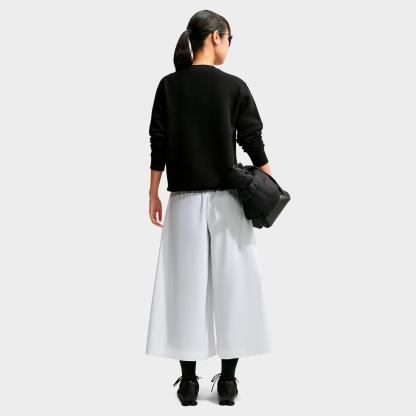 Women's Nithtke Studio Fleece Medium Weight Crewneck Sweatshirt - Total Black/Sail