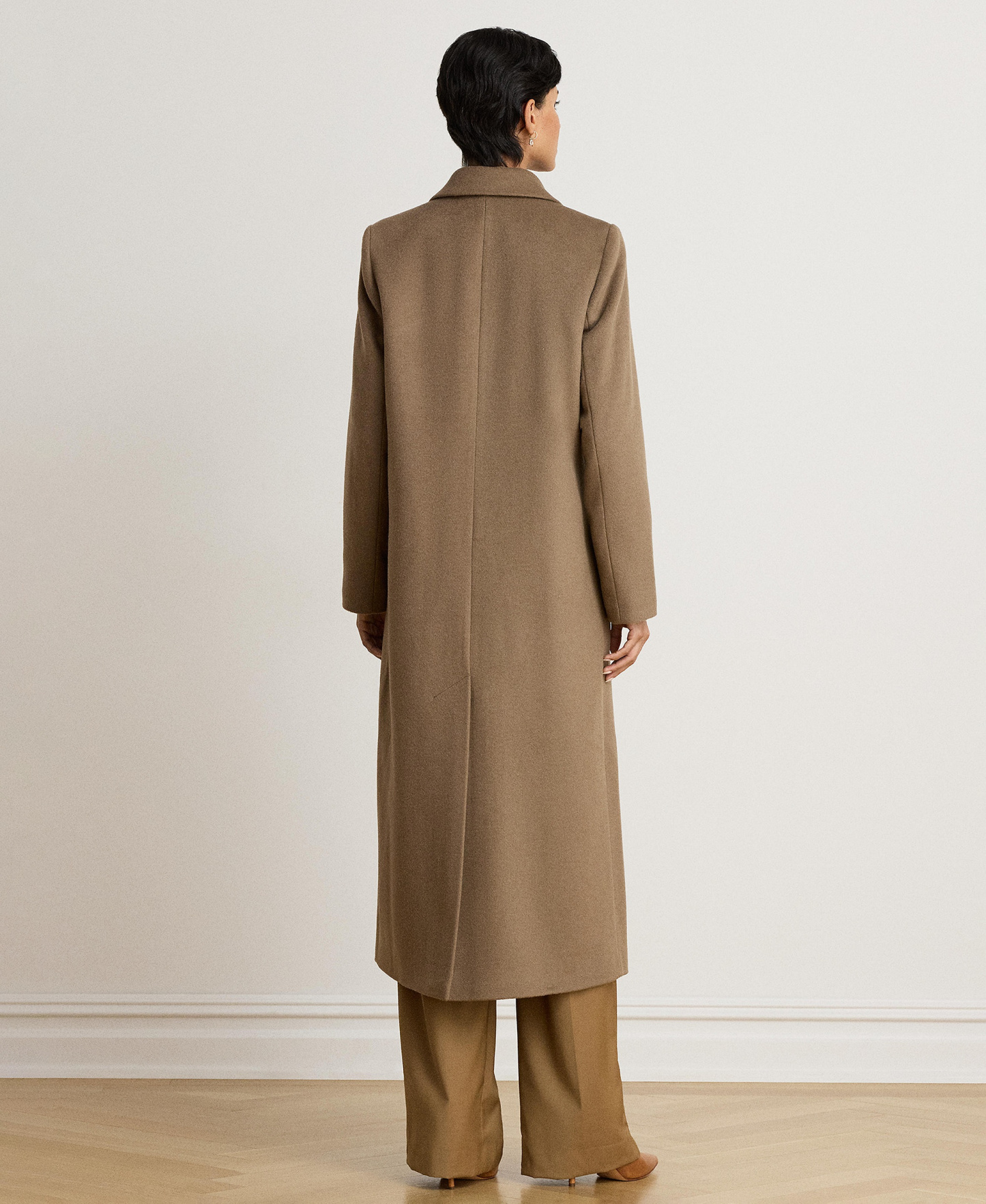 Lauren Ralph Lauren Women's Maxi Wool-Blend Coat - Truffle