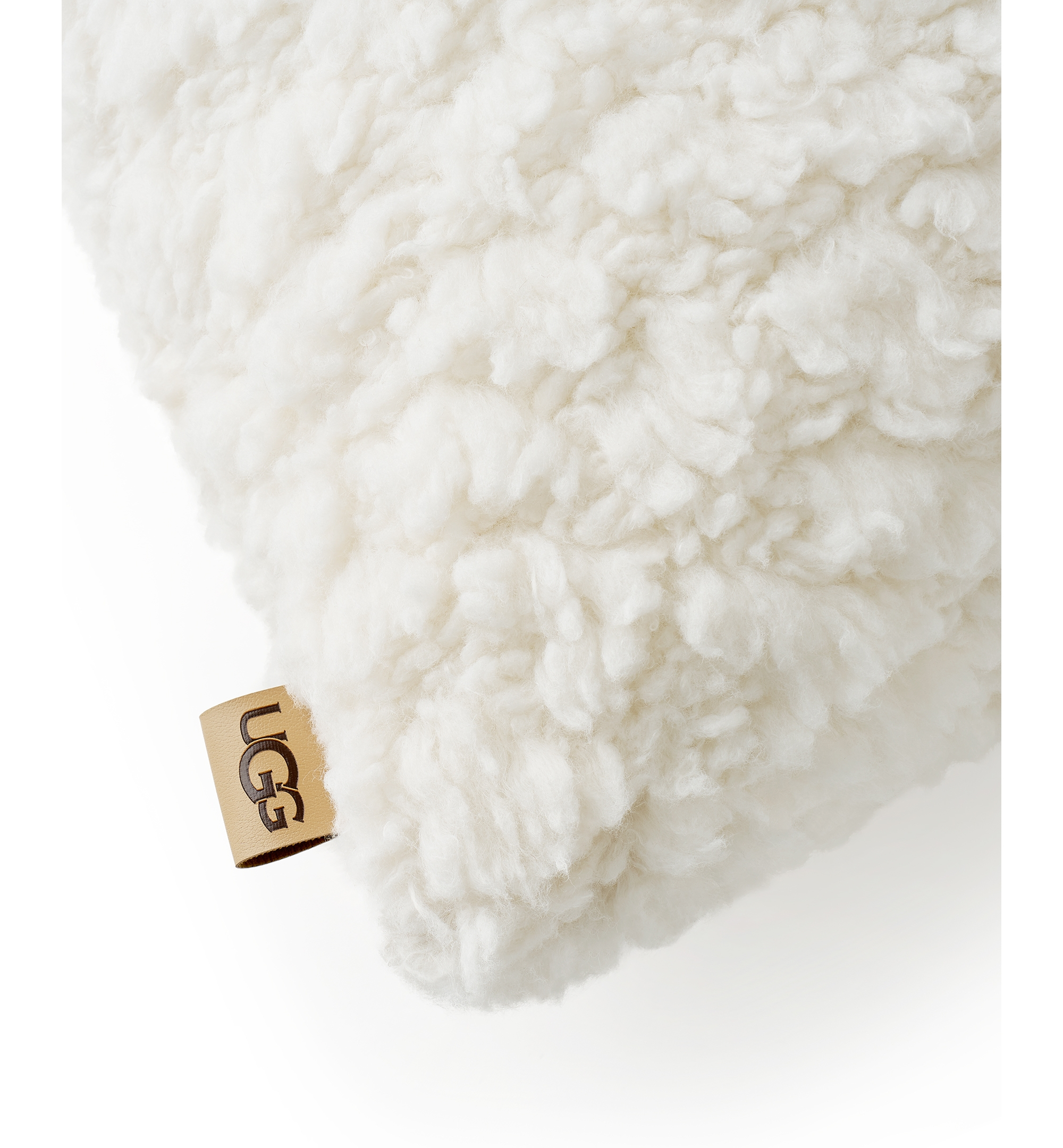 UGG® Shira Chunky Euro Pillow, 24" x 24" - Snow