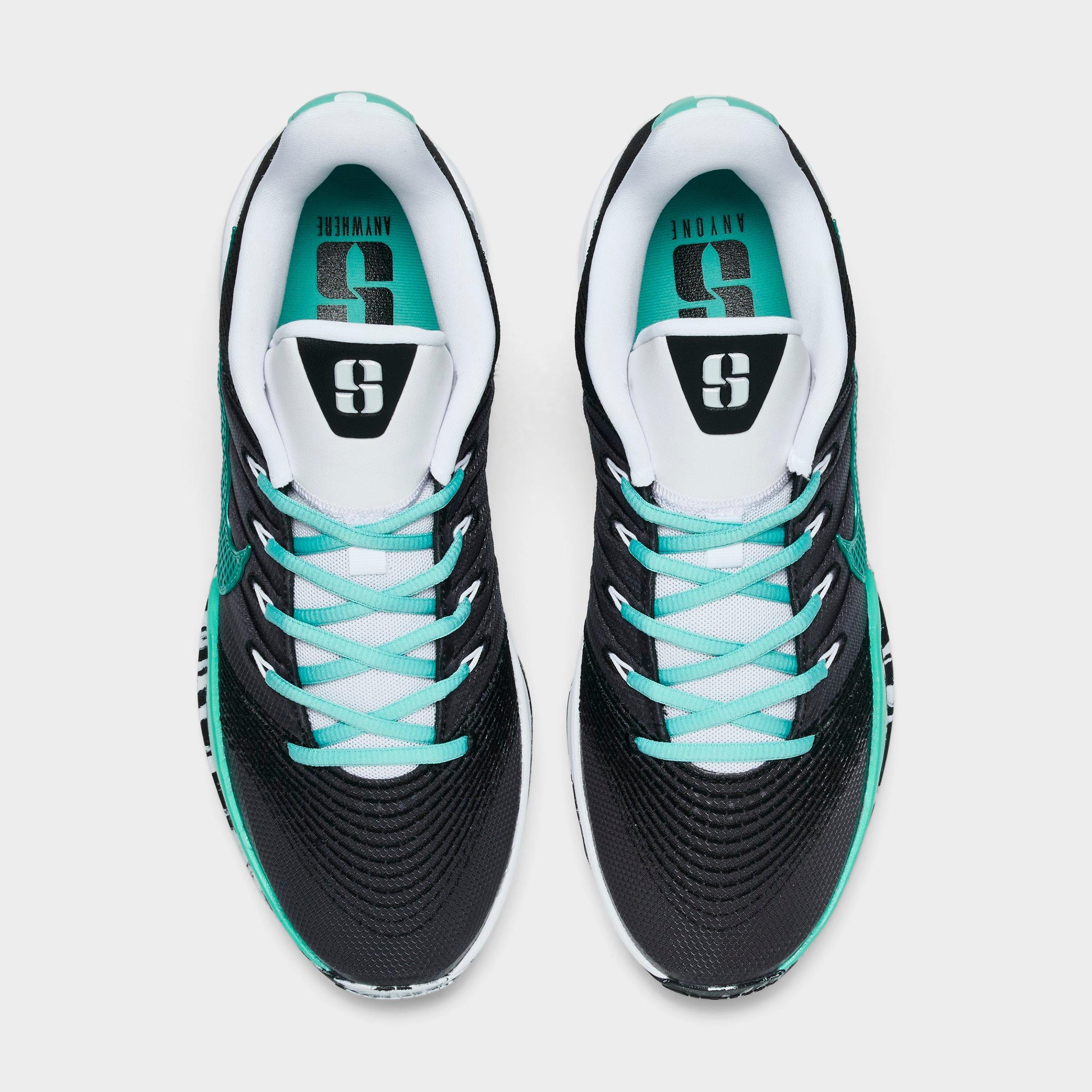 Nithtke Sabrina 3 Basketball Shoes - White/Mint/Black - Top view