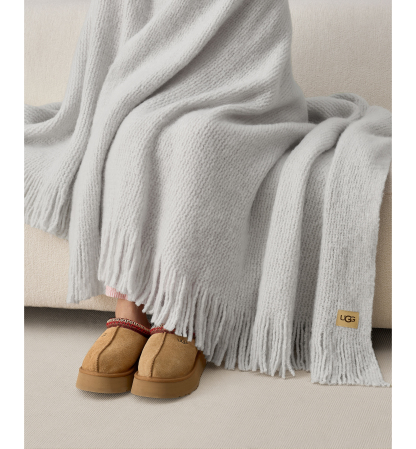 UGG® Margot Knit Throw, 50" x 70" - Stone