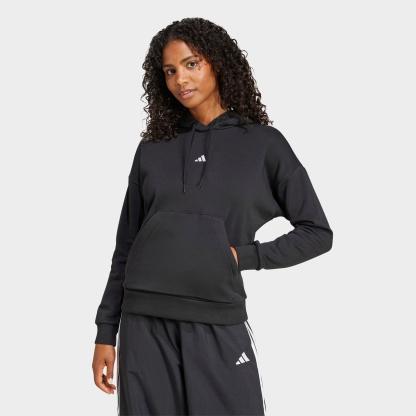 Women's adidas Sportswear Essentials Small Logo Feel Cozy Hoodie - Black/White