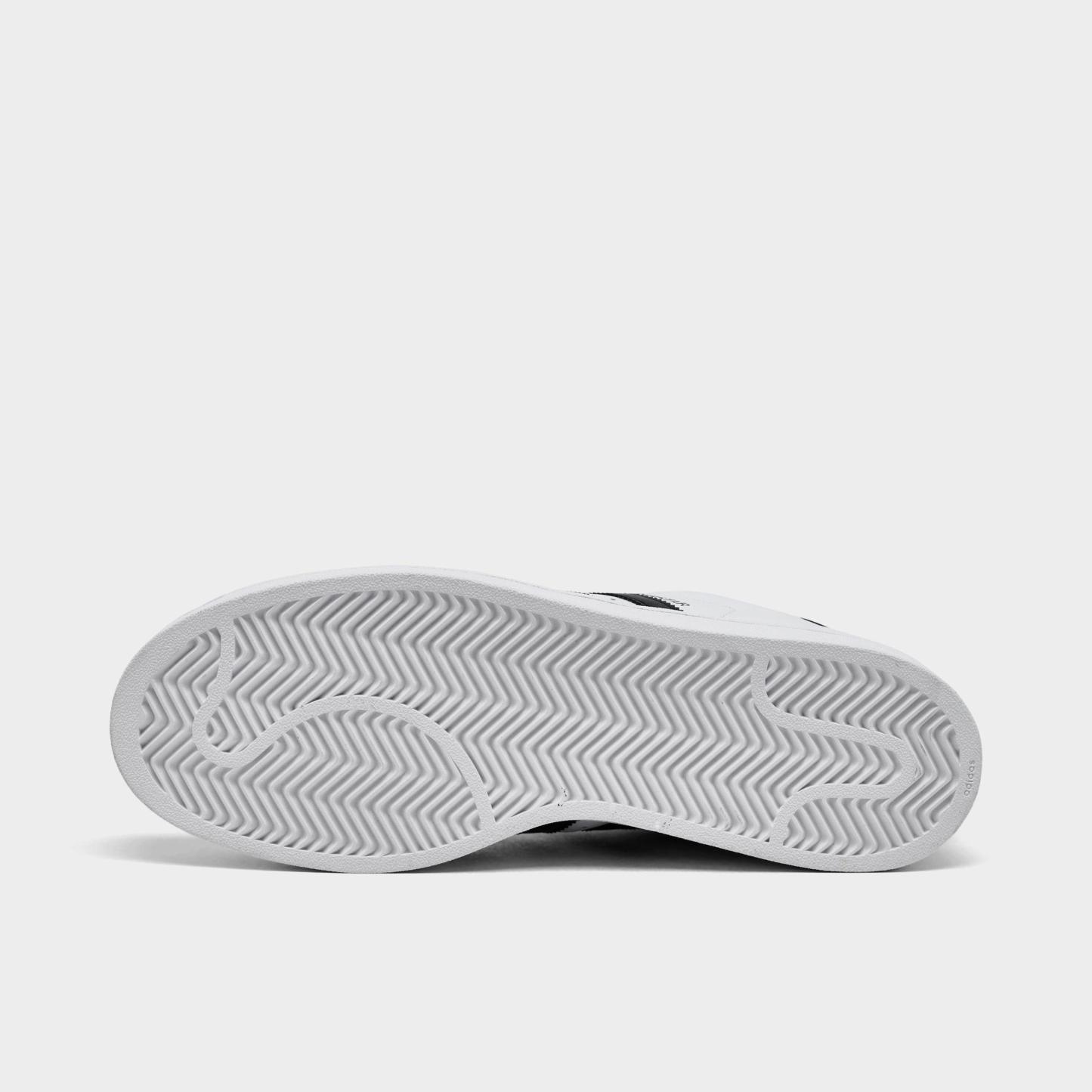 Men's adidas Originals Superstar II Casual Shoes - Part 2 - White/Black/White - Bottom view
