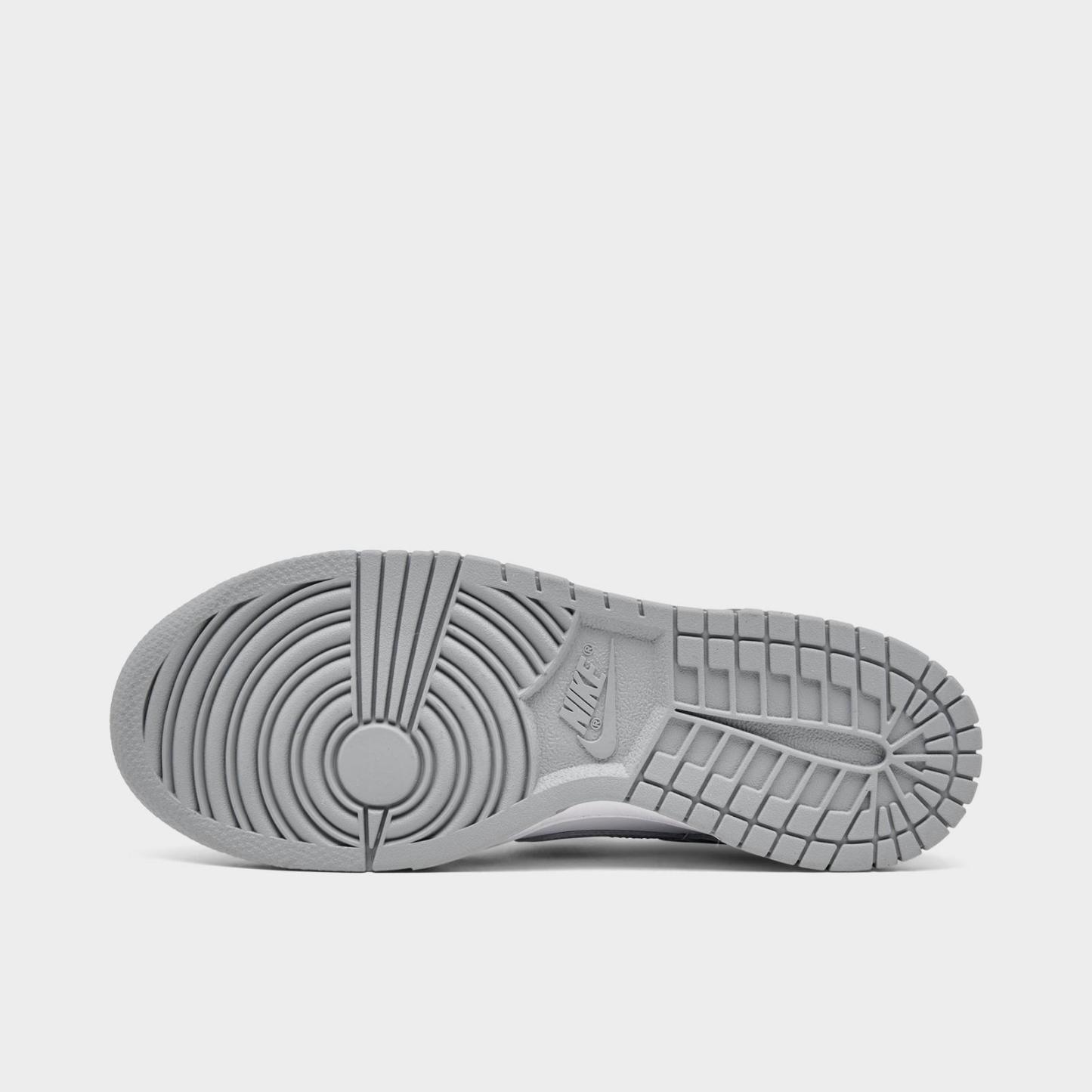 Big Kids' Nike Dunk Low Casual Shoes - White/Light Smoke Grey/White