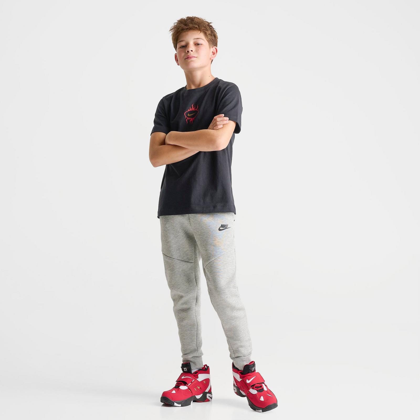 Big Kids' Nike Sportswear World Tour AF1 T-Shirt - Black
