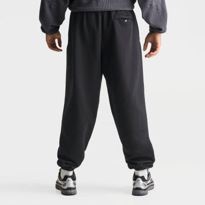 Men's Nithtke Solo Swoosh Cuffed Sweatpants - Black/Sail