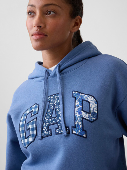 Relaxed Gap Logo Hoodie - Bainbridge blue