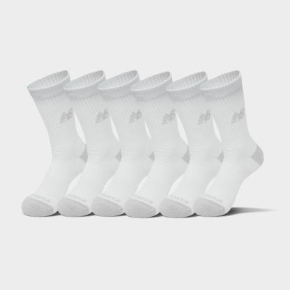 New Balance Active Crew Socks (6-Pack) - White - view 1