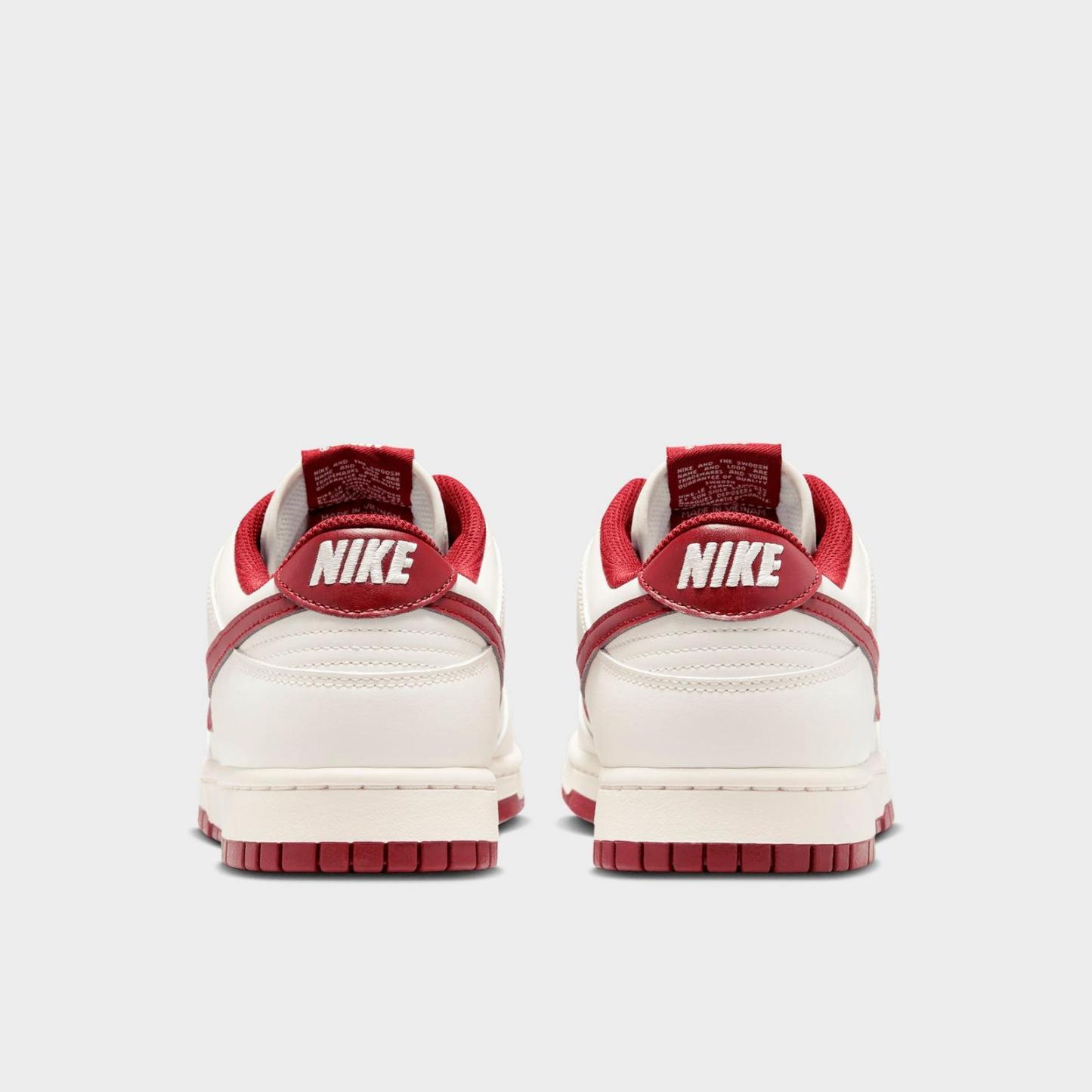 Men's Nike Dunk Low Retro Casual Shoes - Phantom/Phantom/Team Red