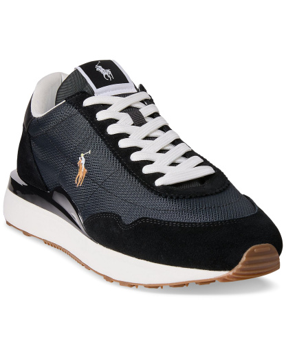 Polo Ralph Lauren Men's Train 89 Lace-Up Sneakers - BLACK/MULTI