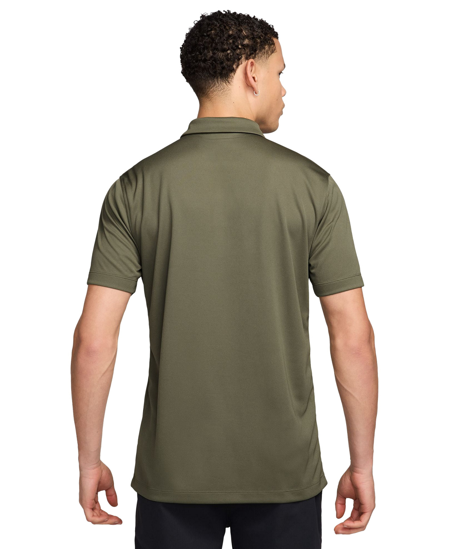 Nike Men's Relaxed-Fit Core Dri-FIT Short-Sleeve Golf Polo Shirt - Medium Olive/black