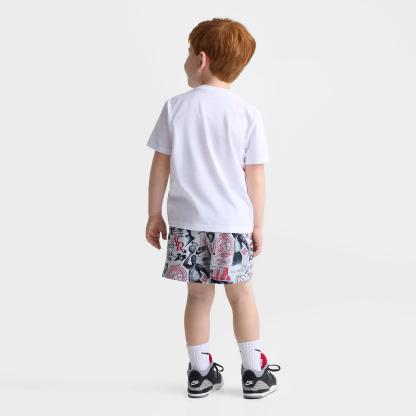 Kids' Toddler Jordan Sports Club T-Shirt and Shorts Set - White/Multi - view 2