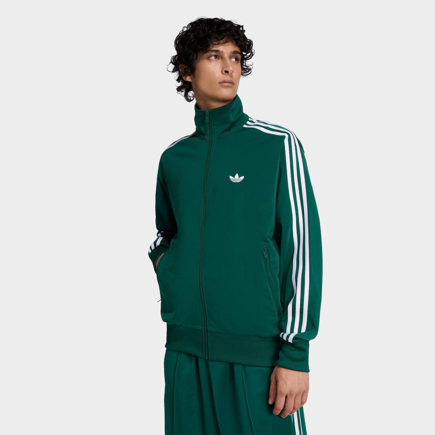 Men's adidas Originals adicolor Sport Firebird Full-Zip Track Jacket - Collegiate Green
