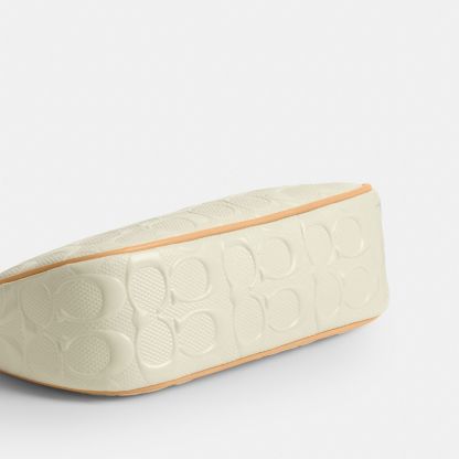 Teri Mini Crossbody Bag In Signature Leather - Gold/Light Lemon - view 7