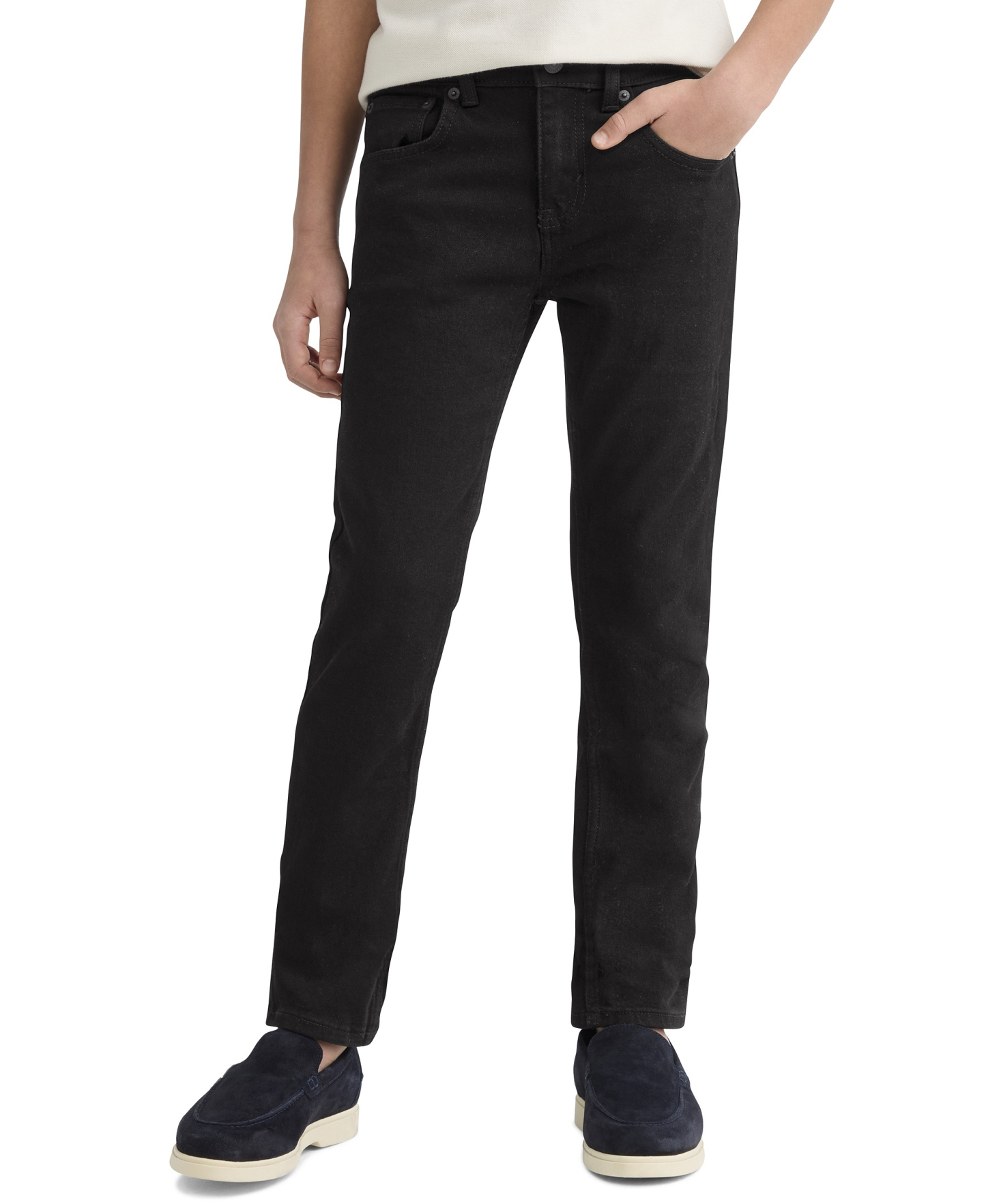Levi's Boys' 8-20 510™ Skinny-Fit Stretch Performance Jeans - Black Stretch