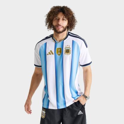 Men's adidas Argentina 2026 Home Replica Soccer Jersey - White/Icey Blue/Light Blue - view 1