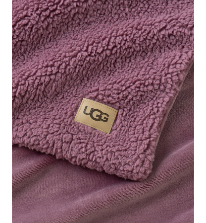 UGG® Avery Reversible Throw, 50" x 70" - Dusty Orchid