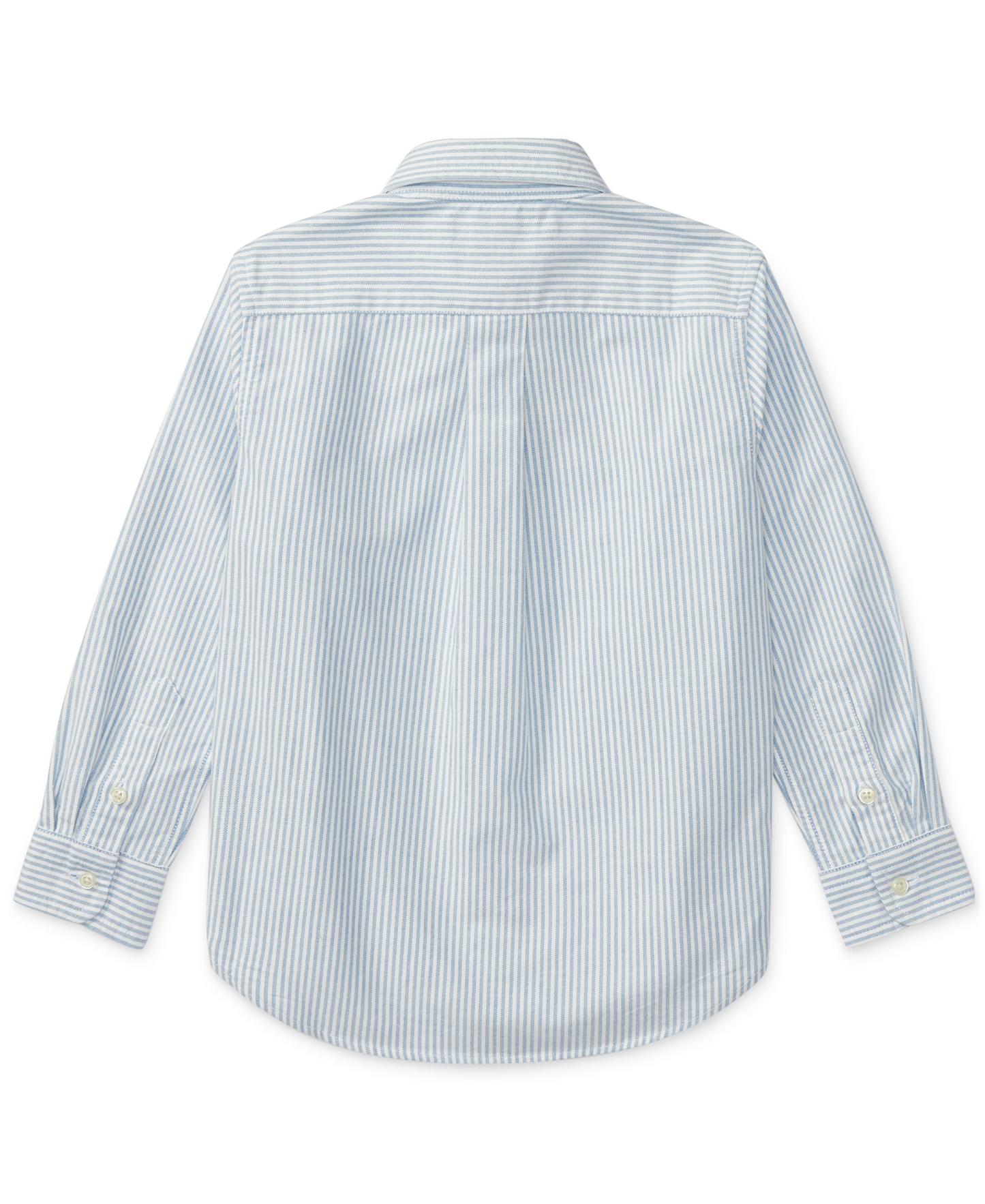 Polo Ralph Lauren Boys' 2T-7 Cotton Oxford Shirt - Light Blue Stripe