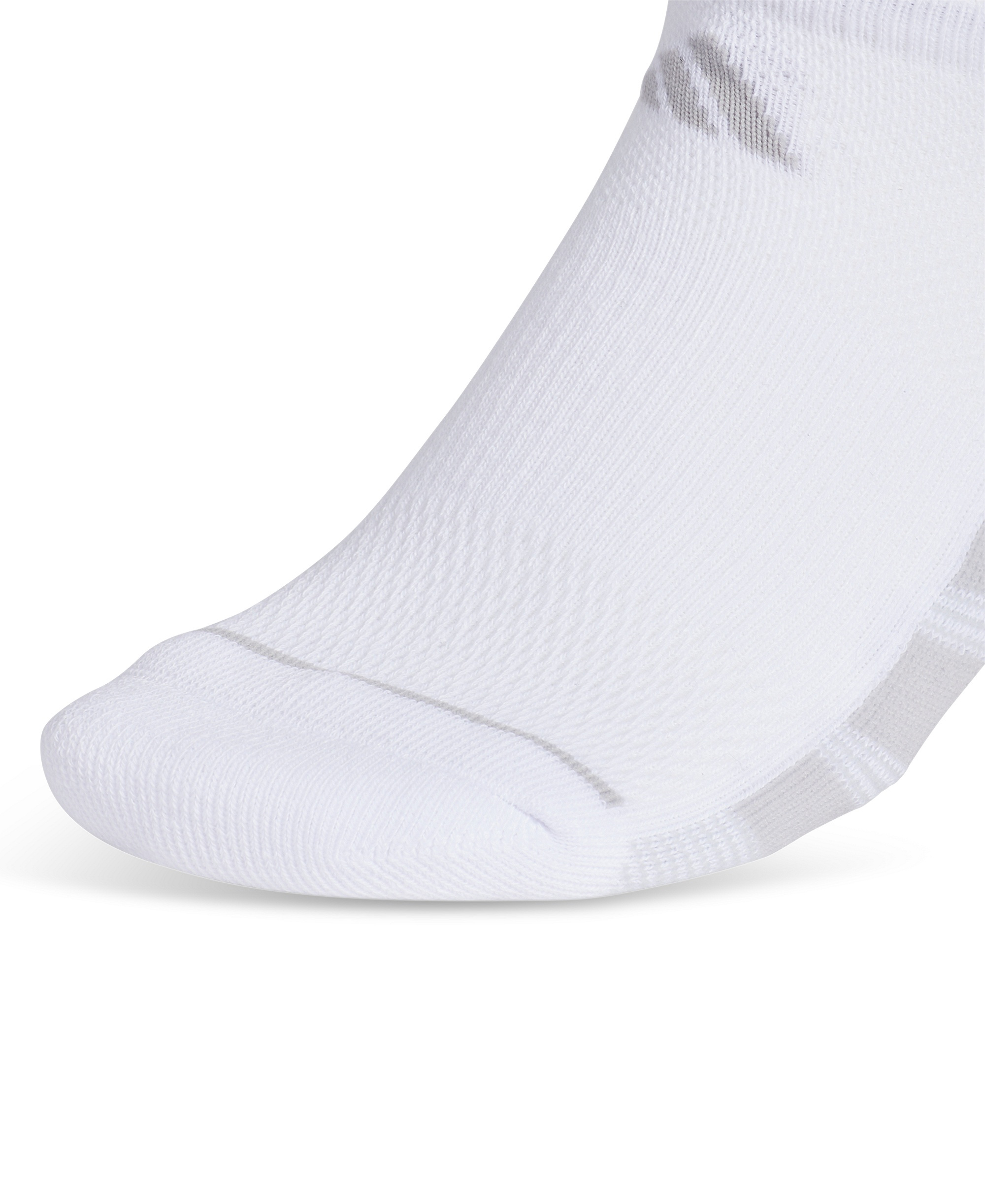 adidas Women's 3-Pk. All Day Training No Show Socks - White/clear Onix Grey/clear Grey