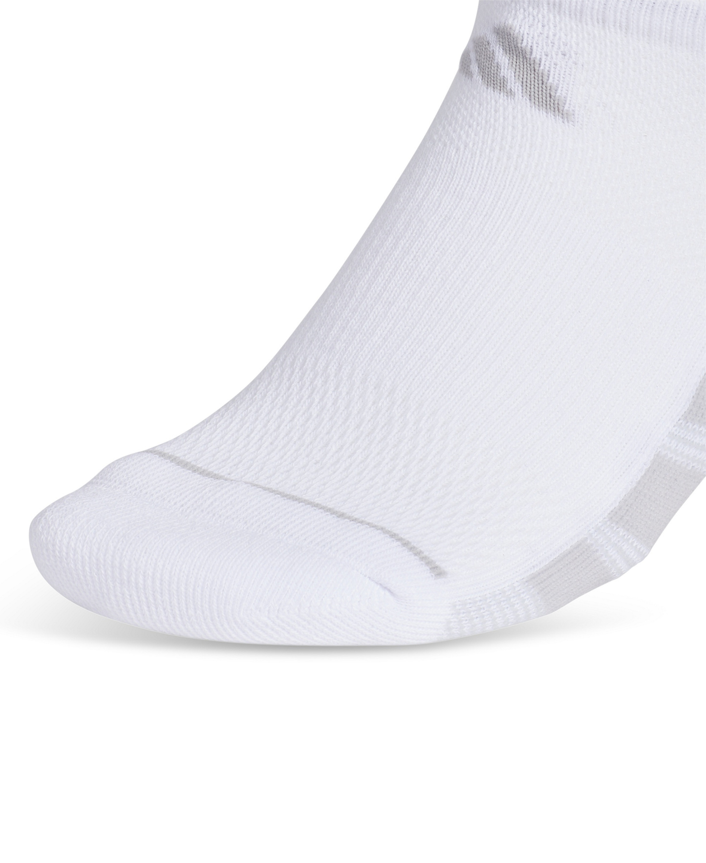 adidas Women's 3-Pk. All Day Training No Show Socks - White/clear Onix Grey/clear Grey
