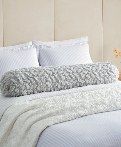 UGG® Shira Textured Bolster, 48" x 8" - Stone