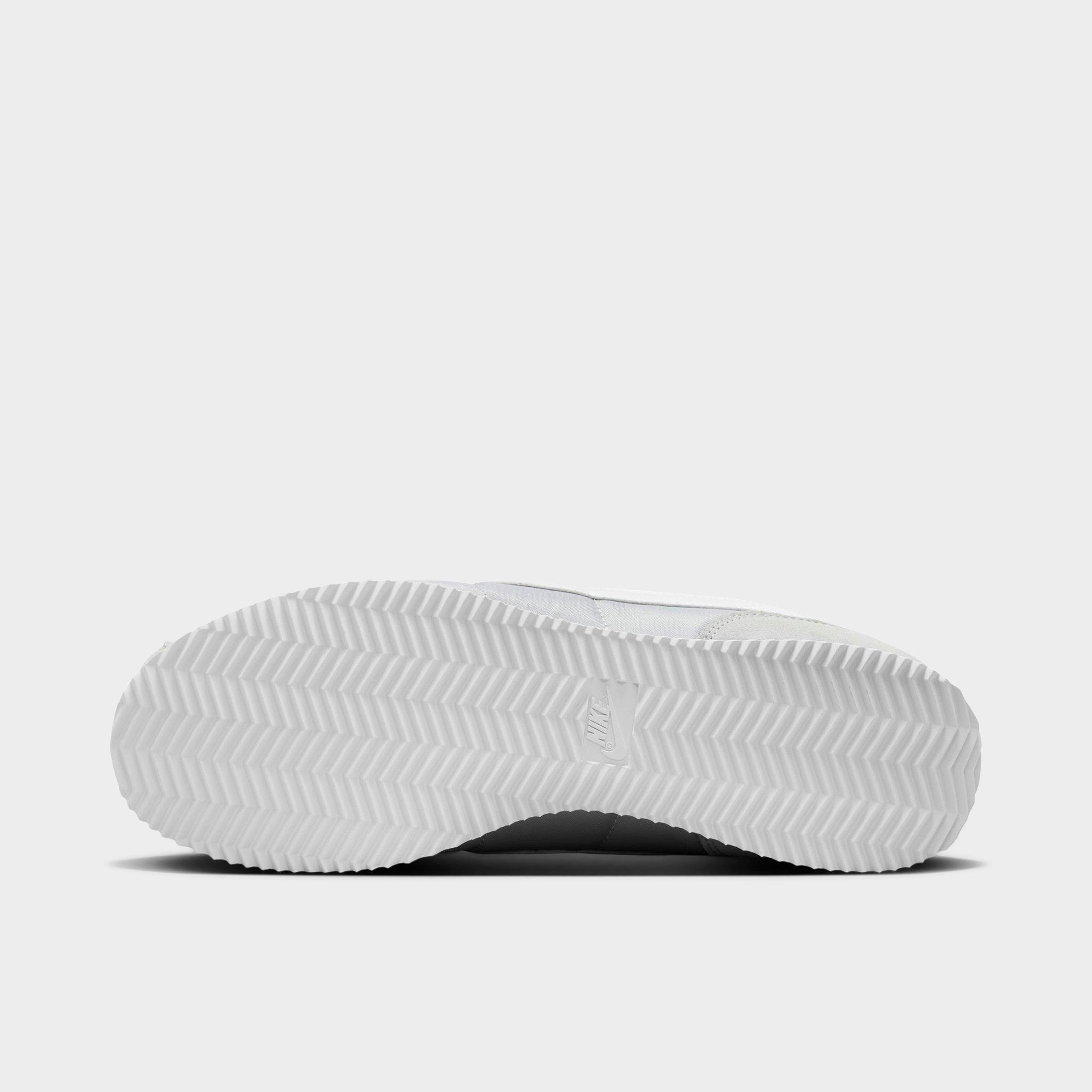 Men's Nithtke Cortez TXT Casual Shoes - Flat Silver/White - Bottom view