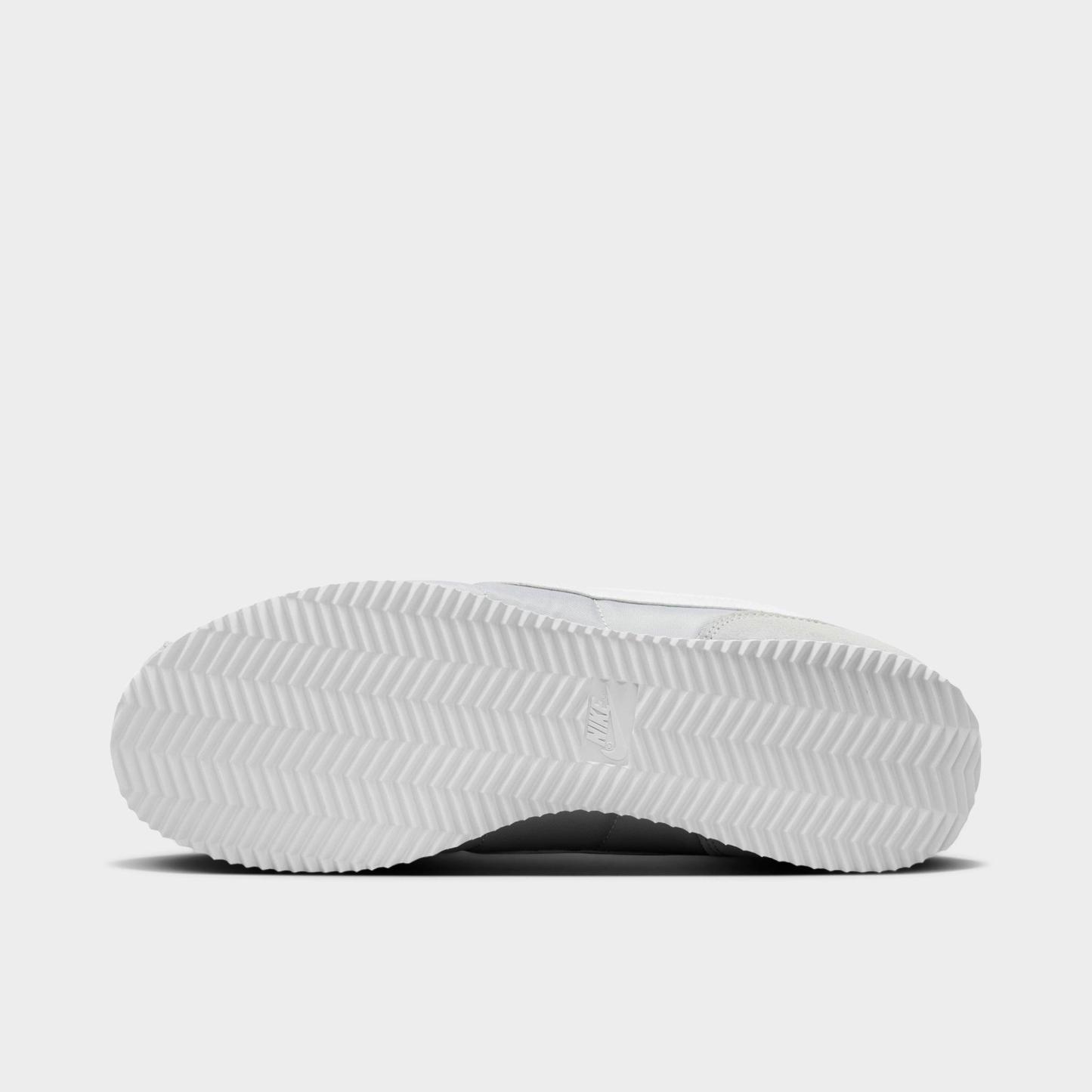 Men's Nithtke Cortez TXT Casual Shoes - Flat Silver/White - Bottom view