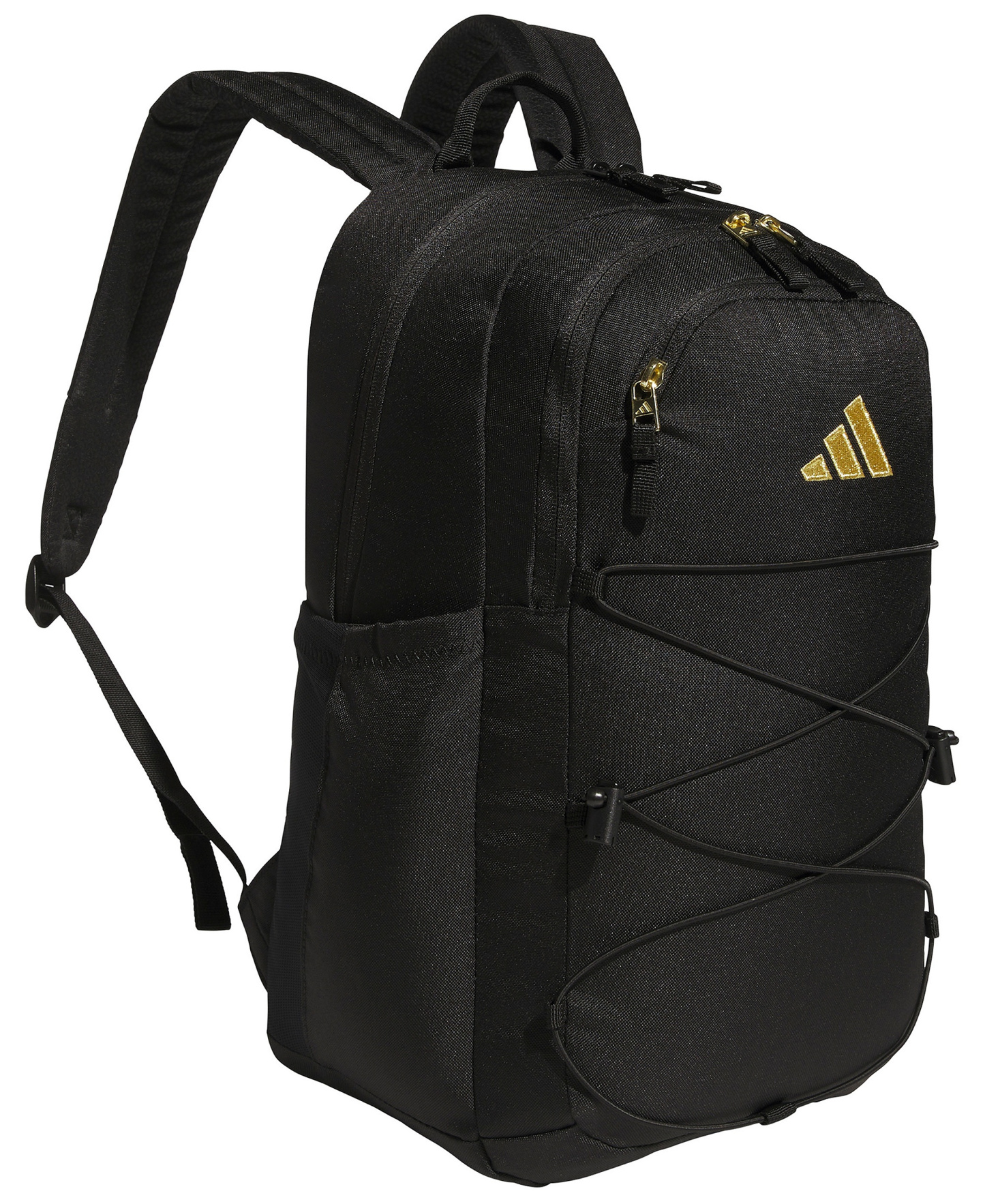 adidas Men's Amplifier Bungee Laptop Backpack - Black/Gold Metallic