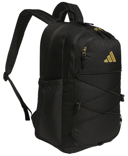 adidas Men's Amplifier Bungee Laptop Backpack - Black/Gold Metallic
