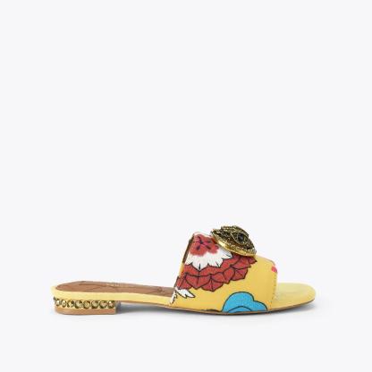 Kurt Geiger London Chelsea Flat Sandal - Yellow