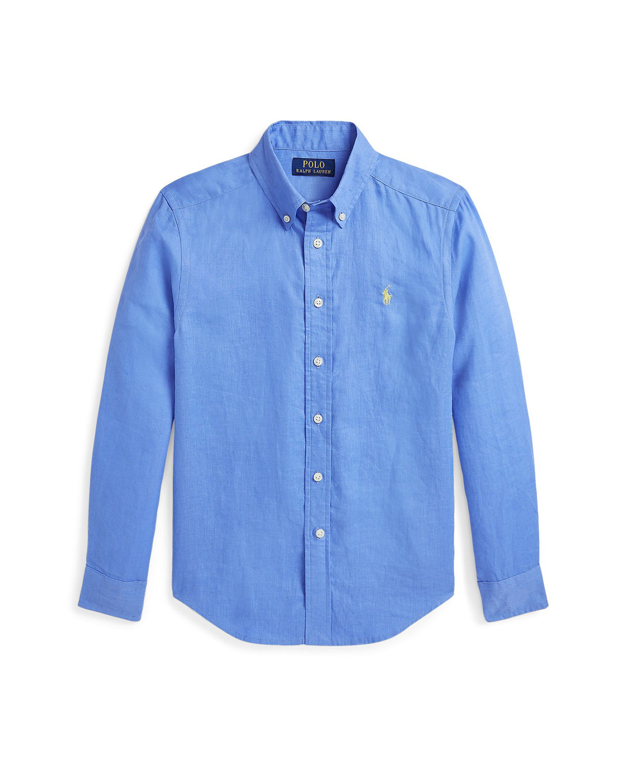 Polo Ralph Lauren Boys' 8-20 Linen Shirt - HARBOR ISLAND BLUE