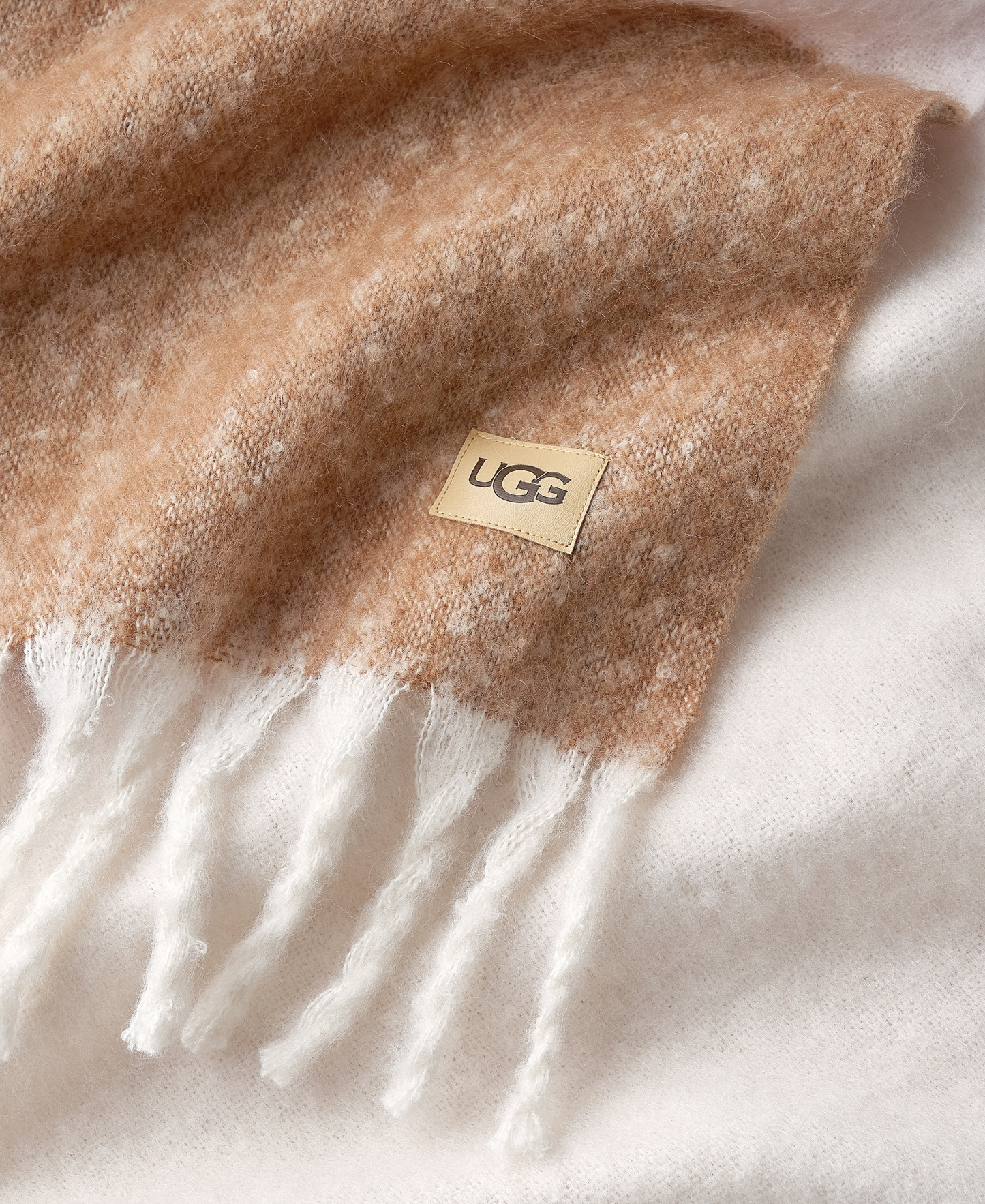 UGG® Simona Faux Mohair Throw, 50" x 70" - Rosetta Stripe