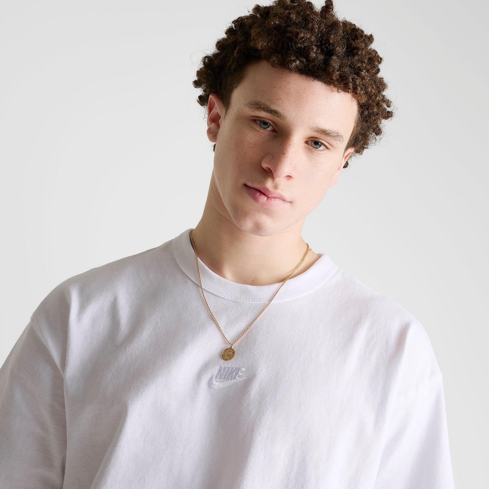 Men's Nike Sportswear Premium Essentials Futura T-Shirt - White