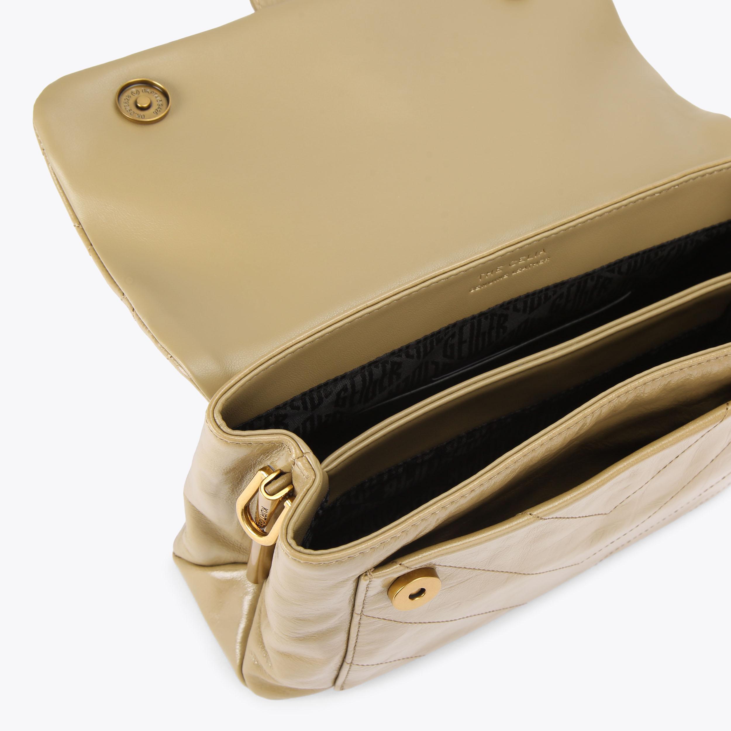 Kurt Geiger London Celia Shoulder Bag - Beige - view 5