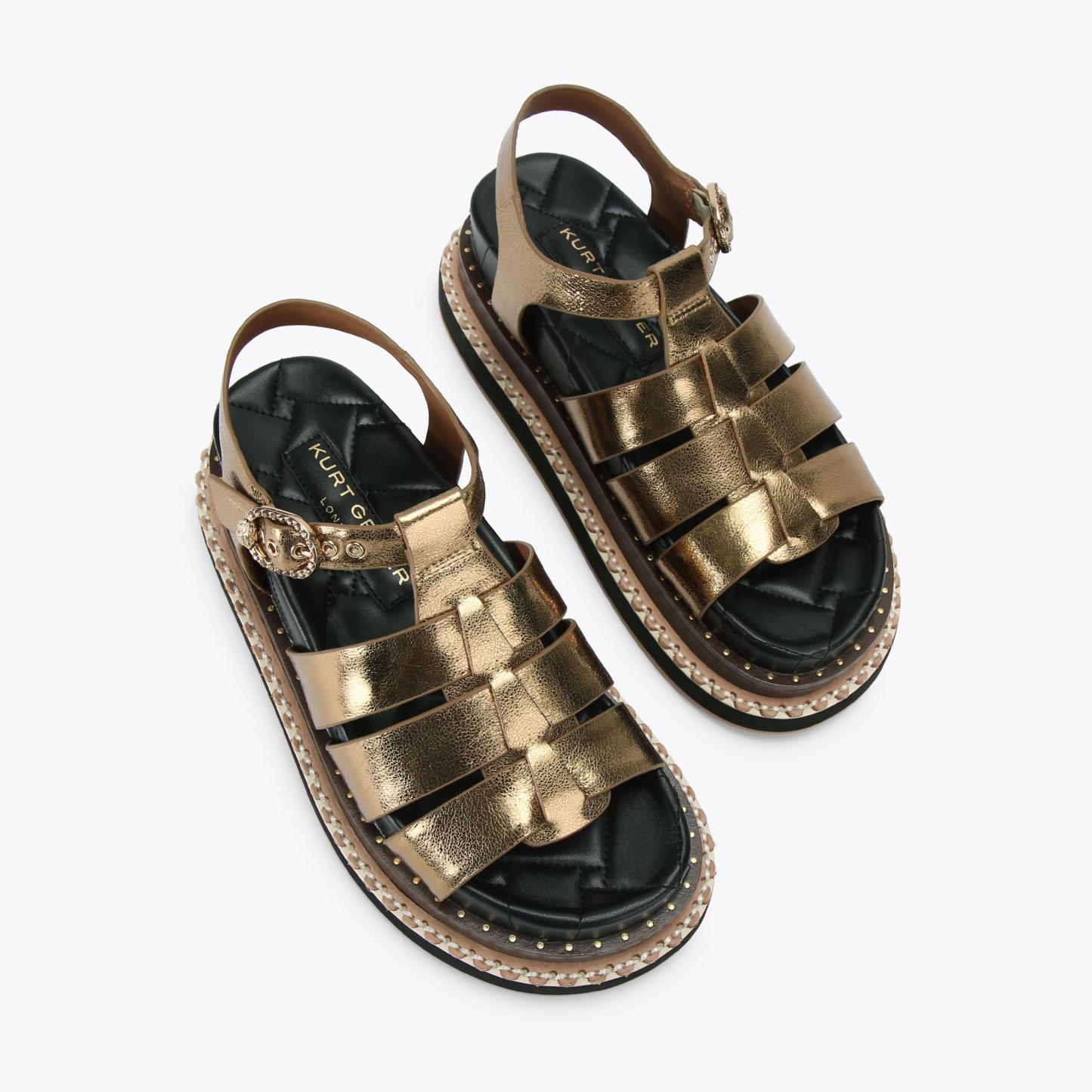 Kurt Geiger London Orson Fisherman - Metallics - view 3