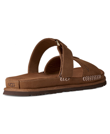 UGG® Women's GoldenGaze Slide Sandals - Dark Chestnut
