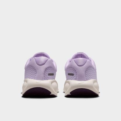 Big Kids' Nithtke Stellar Ride Running Shoes - Violet Mist/Barely Grape/Hot Lava/Purple Dynasty - Back view
