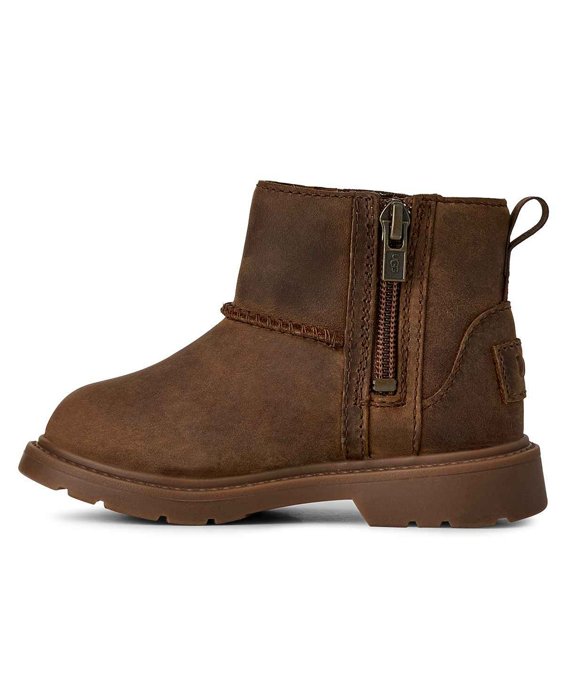 UGG® Toddler Kids Perry Weather Chelsea Zipper Booties - Walnut