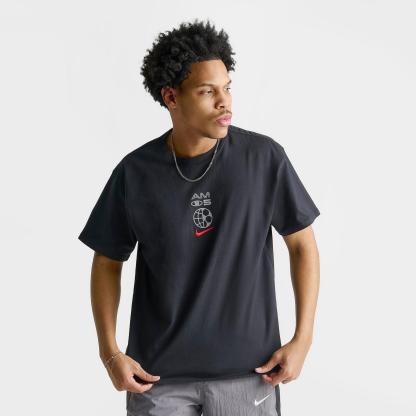 Men's Nike Sportswear Air Max 95 Graphic T-Shirt - Black/University Red