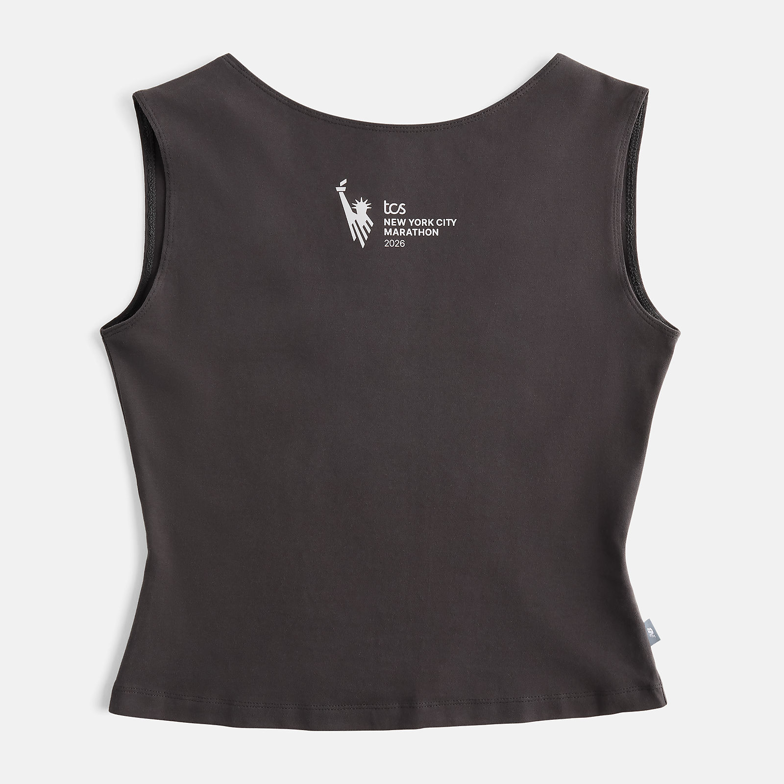 New Balance NYC Marathon Cotton Fitted Tank, WT62W36JBLK