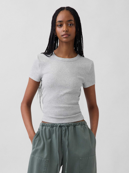 Modern Crew T-Shirt - Heather grey