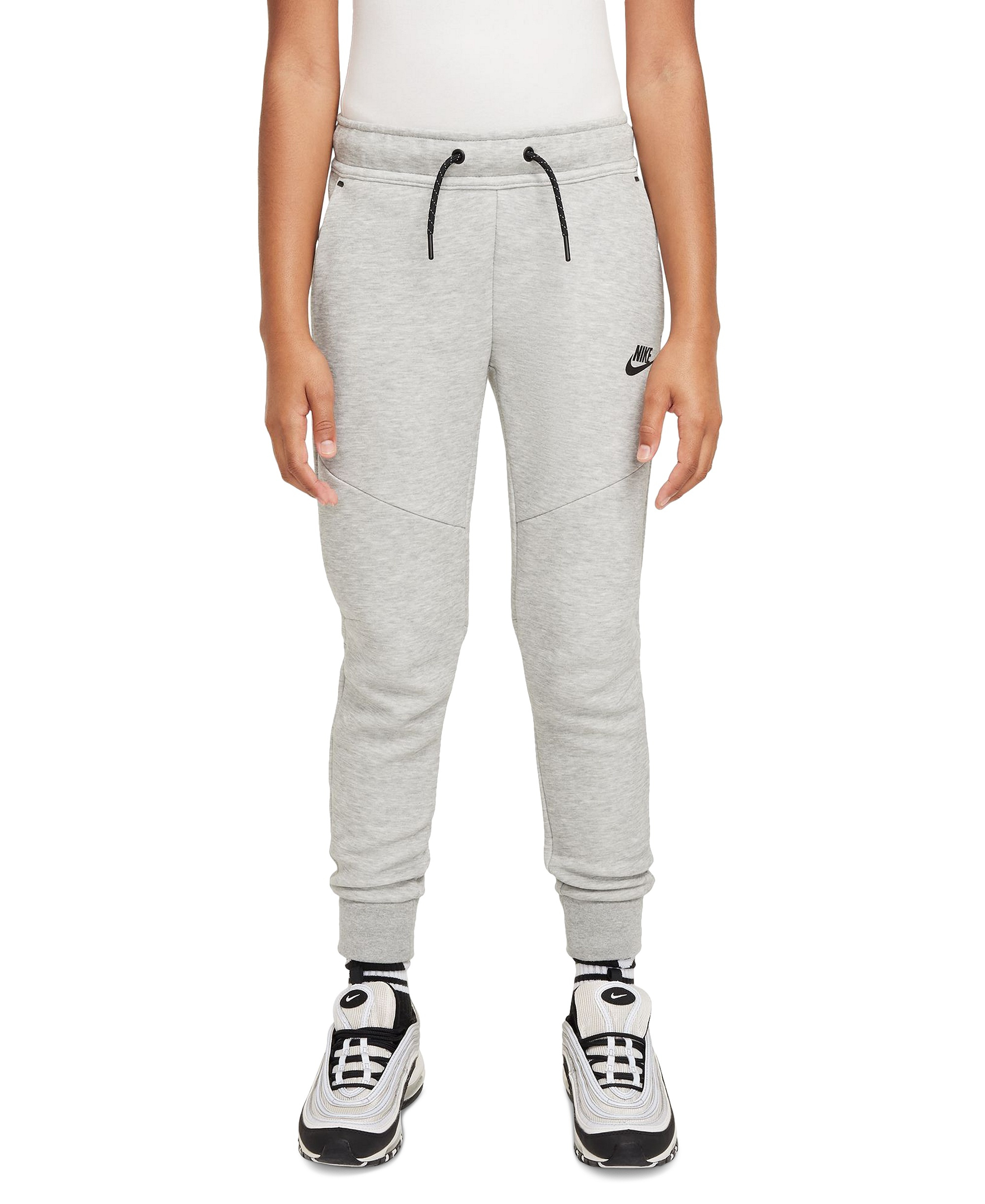 Nike Boys' and Girls' 7-20 Sportswear Tech Fleece Jogger Pants - Dark Gray Heather