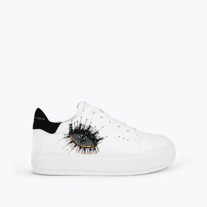 Kurt Geiger London Laney Evil Eye Sneaker - White