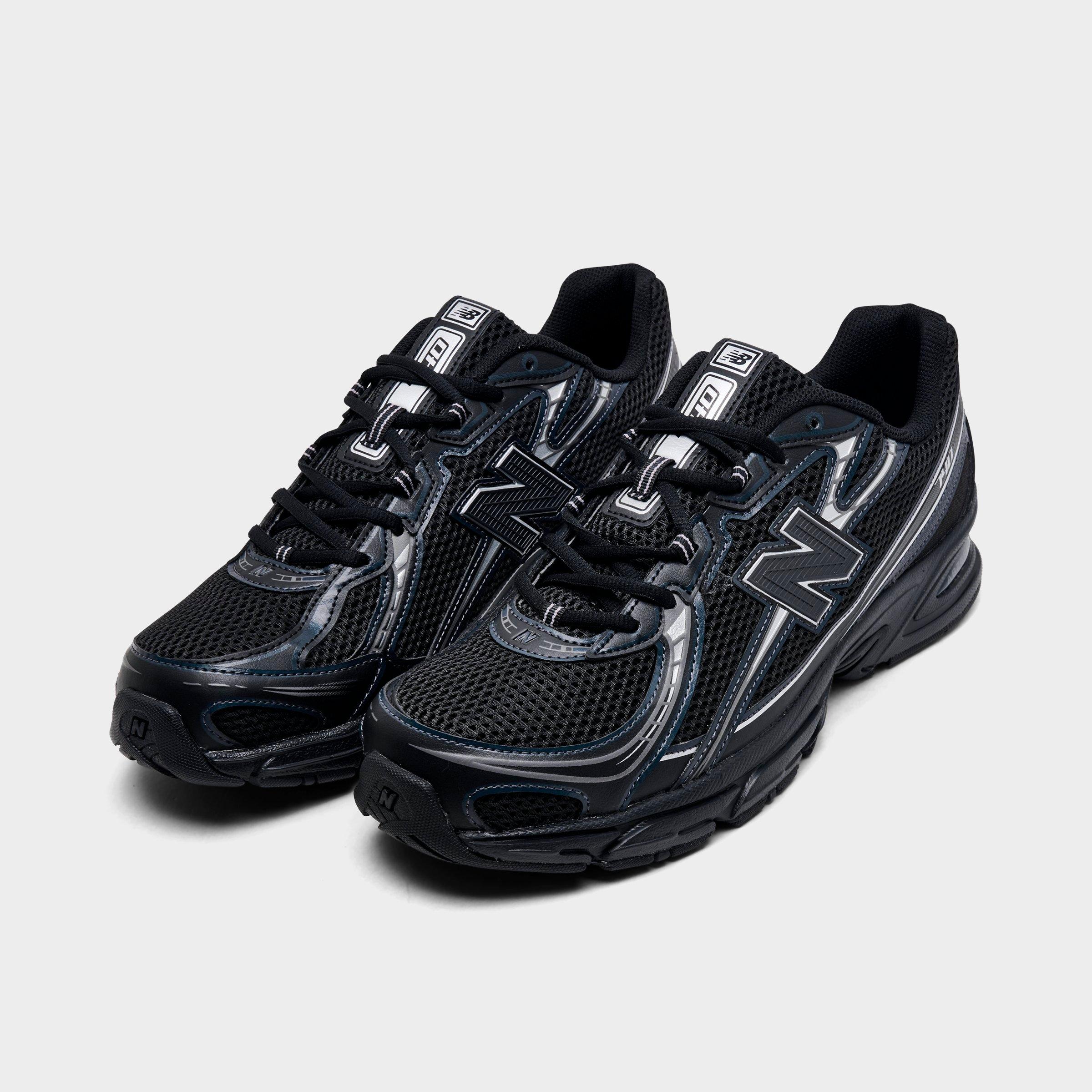 Men's New Balance 740 Casual Shoes - Black/Silver Metallic - view 2