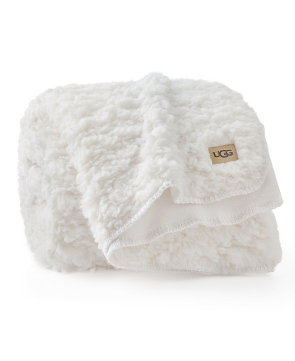 UGG® Shira Textured Throw, 50" x 70" - Snow