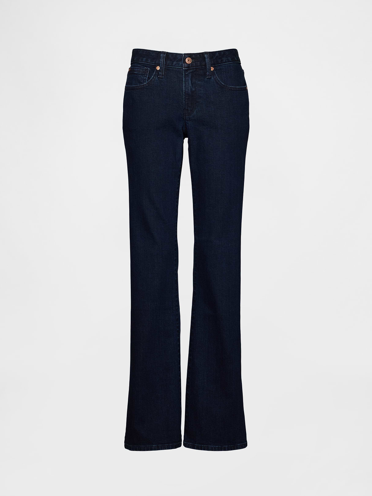 Low Rise Long & Lean Jeans - Dark blue indigo