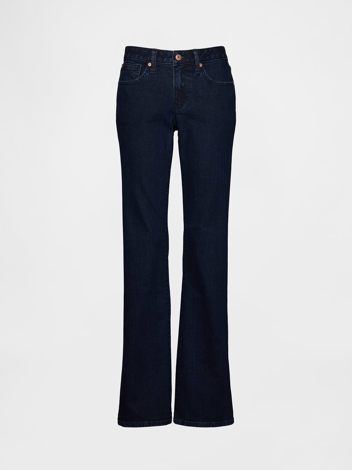 Low Rise Long & Lean Jeans - Dark blue indigo