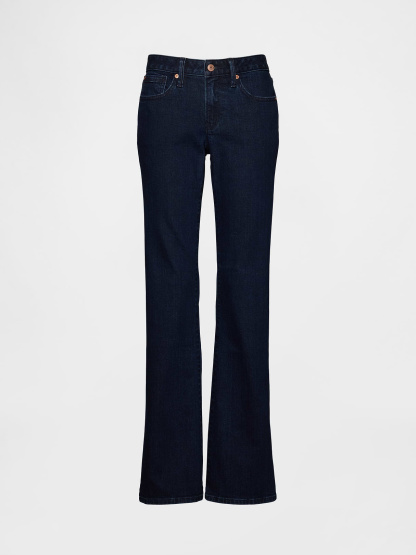 Low Rise Long & Lean Jeans - Dark blue indigo