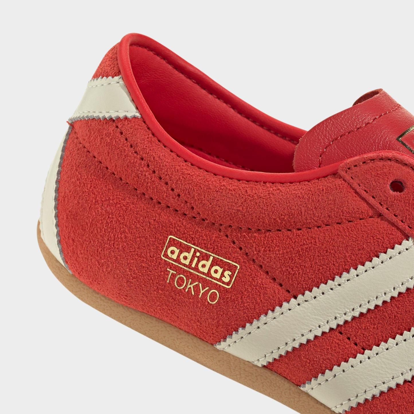 Women's adidas Originals Tokyo Casual Shoes - Part 3 - Red/Off White/Gum - Detail shot